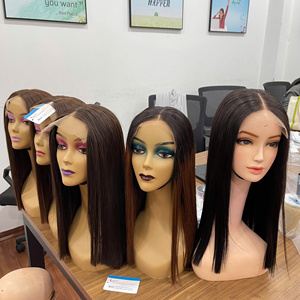 Perruque lisse d'os vietnamien 5x5 HD perruque de fermeture de dentelle cheveux humains en gros perruques de cheveux alignés sur les cuticules pour les femmes noires - Product Image 3