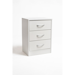 Mesita de noche Sule de 3 cajones, mesitas de noche minimalistas de lujo modernas, ensambladas inteligentes para uso en dormitorio o apartamento - Product Image 1