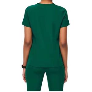 Conjunto de uniformes médicos de enfermería unisex con estampado transpirable tejido elástico para correr uniformes médicos de varios colores para enfermeras - Product Image 5