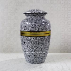 Urnes funéraires en aluminium sculptées et gravées à la main, objets d'art de collection, récipients métalliques personnalisés pour cendres funéraires, vente directe - Product Image 5