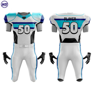 El mejor diseño para hombres y mujeres, ropa de manga corta para deportes al aire libre, recién llegado, uniforme de fútbol americano de talla grande transpirable - Product Image 4