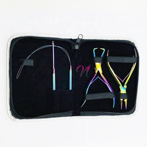 ชุดคีมต่อผมขนมปังสแตนเลสเกรดผ่าตัดสีรุ้งแบบปรับแต่งได้ - Product Image 2