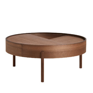 โต๊ะกาแฟทรงกลมทำจากไม้สำหรับห้องนั่งเล่นเฟอร์นิเจอร์จำนวนมากดีไซน์ทันสมัย - Product Image 1