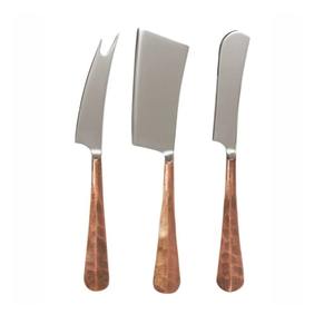 Ensemble de serveurs de fromage en métal au design moderne avec poignée unique Couteaux à fromage en acier inoxydable Outils d'épandage pour la cuisine et la fête - Product Image 5