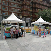 Carpa de Exhibición Personalizada para Exteriores, Impermeable, de PVC, con Techo Impreso, de Aluminio 3x3, para Todas las Estaciones