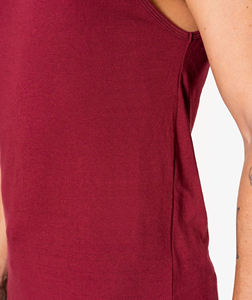 เสื้อกล้ามผู้ชายแบบลำลองระบายอากาศได้ดีเสื้อถักนิตติ้งพร้อมโลโก้ด้านหน้าสำหรับไลฟ์สไตล์และออกกำลังกาย - Product Image 5