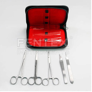 ชุดเครื่องมือผ่าตัดแบบใช้มือ 5 ชิ้น ชุดเย็บแผลสำหรับการผ่าตัดทางการแพทย์สำหรับศัลยแพทย์ - Product Image 5