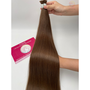 Top Tendance #4 Couleur Cheveux Vierges Vietnamiens Bruts En Vrac 65 cm Cuticule Alignée Pas De Trame Lâche Vague Profonde Style Naturel Cheveux Raides - Product Image 2