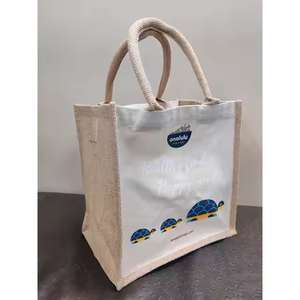 Bolsas de Yute de Gran Capacidad con Asas de Cuerda, Reutilizables, para Compras y Almacenamiento, Ideales para Personalizar con la Marca y para Venta al por Menor - Product Image 1