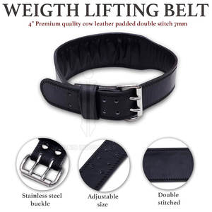 เข็มขัดยกน้ำหนักสำหรับผู้ชายฟิตเนสฟิตเนสหลายสีเข็มขัดยกน้ำหนักออกแบบโลโก้ได้ตามต้องการ - Product Image 2