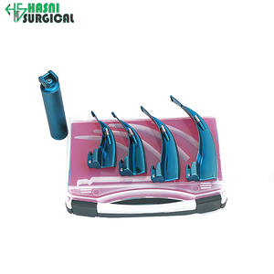 Set de Laringoscopio Convencional Macintosh Quirúrgico Hasni con Cuatro Hojas - Product Image 1