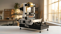 Nouvelle machine d'emballage semi-automatique CELLO102 pour boîtes de cigarettes en cellophane, 5-10 par minute, matériau d'emballage BOPP, 220V, haute performance 3000