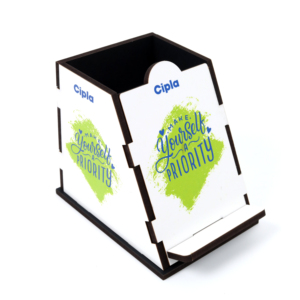 แก้วน้ำ Cipla MDF พร้อมที่วางโทรศัพท์แบบหนีบ ป้องกันการกัดกร่อน ติดตั้งได้กับเตียงและโต๊ะ ดีไซน์โดดเด่น - Product Image 2