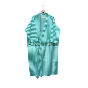 ชุดนอนผ้าฝ้ายสุดหรูใส่ได้ทุกเพศ, ชุดกิโมโนยาวลายดอกไม้ระบายอากาศได้ดีทุกฤดูของขวัญคริสต์มาสที่สมบูรณ์แบบสำหรับผู้ชายผู้หญิง - Product Image 5