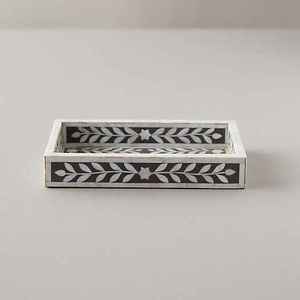 Bandeja de servicio hecha a mano antigua de tamaño personalizable de gran venta, la mejor calidad con Incrustaciones de nácar, estilo moderno - Product Image 5