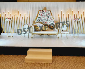 ที่นอนควีนไซส์แฟนซีที่นั่งหรูหราสำหรับงานแต่งงานรอยัลควีนไซส์สำหรับมุสลิมวาลิมาและเวทีของตกแต่งงานแต่งงาน - Product Image 2