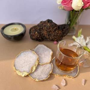 Handmade Luxurious Bohemian Style Eco-Friendly Resin Coaster Base Smooth Surface Designed for Clean <b>Stable</b> Drink Support Cheap - Product Image 2