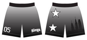 Ensemble d'uniformes de basket-ball Kings, uniformes sublimés sans manches à col en V, vêtements de sport pour hommes, design Skyline 05 étoiles - Product Image 4
