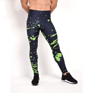Best Product Customized Logo Print <b>Men's</b> Gym Fitness Wear Make Your Own MMA <b>Compression</b> <b>Legging</b> - Product Image 2