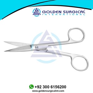 Ciseaux chirurgicaux en acier inoxydable de 14 cm, ciseaux médicaux d'opération, ciseaux droits de dissection, fournitures hospitalières - Product Image 2