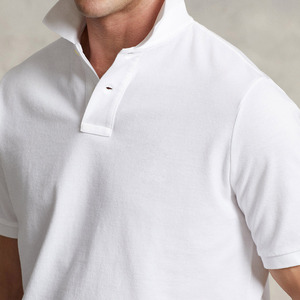 Polos de algodón de alta calidad con logotipo bordado personalizado para hombre, ropa deportiva de marca informal, camisetas Unisex de moda para el hogar - Product Image 5