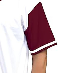Custom <b>Men</b> Youth Baseball Uniform Set Button up Baseball Jersey Embroidery Sublimated Team Stitched Baseball Jersey <b>T</b> <b>Shirts</b> - Product Image 3