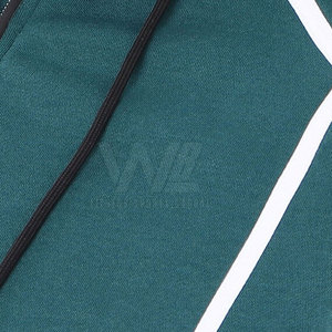 Sweat-shirts à capuche en molleton pour hommes de haute qualité, 100% coton, fermeture éclair, hiver, faible MOQ, tendance de la mode - Product Image 5