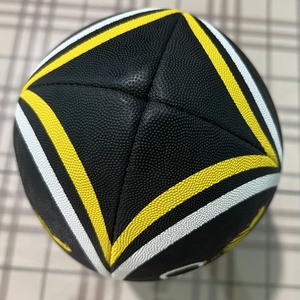 Ballon de Rugby de Match professionnel Inde fait ballon de Rugby de marque personnalisé ballon de rugby pas cher personnalisé pleine taille - Product Image 1