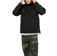 Chaqueta Anorak con Capucha, Impermeable, Transpirable, para Invierno, Talla Grande, Cortavientos, Cálida, de Poliéster, Secado Rápido, Ecológica, Unisex
