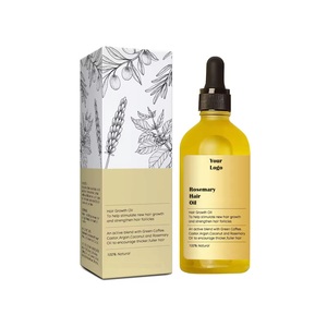 Etiqueta privada 100% Aceite de Romero orgánico puro esencial para el cuidado del cuero cabelludo Hidratante Nutrición para el cabello Fortalecimiento Mejora el cabello - Product Image 1