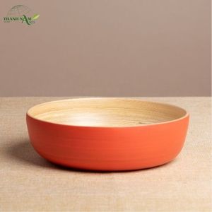 Cuenco de Bambú Espiral Escultural Clásico, Hecho a Mano, Ecológico, Pieza Decorativa y para Servir de Bambú Natural - Product Image 2