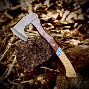 Couteau Bowie en acier carbone forgé à la main pour le bushcraft, le camping et la chasse - Cadeau pour les demoiselles d'honneur et le mari, personnalisable OEM - Product Image 5