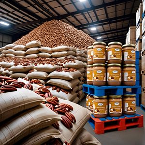 ถั่วพีแคนออร์แกนิกเนยมังสวิรัติที่ดีต่อสุขภาพไม่มีสารปรุงแต่งผู้ผลิตจำนวนมากและขายปลีก - Product Image 6