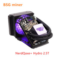 핫 세일 NerdMiner NerdQaxe + 하이드로 2. 5th/s 솔로 광부 비트 코인 광부 SHA-256 광업 btc 기계 암호화 행운의 광부 홈 마이닝