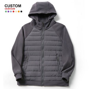 Chaqueta de golf deportiva ligera transpirable de LICRA de poliéster de alta calidad para hombre, chaqueta acolchada con cremallera completa, chaqueta híbrida cálida - Product Image 1