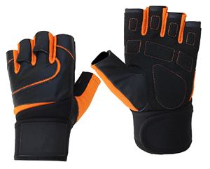 Guantes de entrenamiento de gimnasio unisex para fitness y entrenamiento deportivo Guantes de cuero transpirables con logotipo personalizable para levantamiento de pesas - Product Image 5