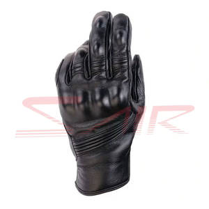 Gants de moto sur mesure pour hommes vêtements de sport en cuir respirant pour la saison d'hiver fonction écran tactile avec logo - Product Image 4