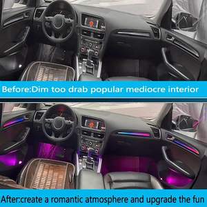 Precio de fábrica, accesorios decorativos para interiores de coche, Control de aplicación, lámpara LED para coche, luz ambiental para <span class=keywords><strong>Audi</strong></span> <span class=keywords><strong>A4</strong></span> B8 2012-2016, lámpara de ambiente - Product Image 6