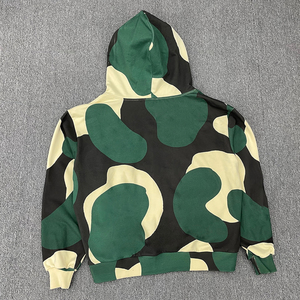 เสื้อสเวตเตอร์พิมพ์ลายพัฟแบบกำหนดเองขนาดพิเศษของผู้ชายเสื้อมีฮู้ดสำหรับผู้ชาย100% ว่างโพลีเอสเตอร์ระเหิดปักโลโก้ได้ตามต้องการ - Product Image 2