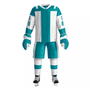 Equipo de Entrenamiento de Hockey sobre Hielo Unisex Personalizado de Alta Calidad con Logotipo Propio Impreso, Diseño con Nombre de Equipo OEM, 100% Poliéster, Gran Venta - Product Image 1