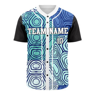 Camiseta de Béisbol para Hombre, Tejido Suave, Absorbe la Humedad, Transpirable, Talla Grande, Cómoda para Movimiento Rápido, Uso Casual - Product Image 5