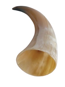 Corne à boire naturelle Viking de haute qualité polie écologique en corne de buffle Design animal - Product Image 3