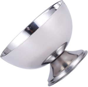 Metal Serving <b>Bowl</b> for Home Hotel & Restaurants Salad Serving <b>Bowl</b> and Dish <b>Silver</b> Finishing Metal Stainless Steel Serving <b>Bowls</b> - Product Image 5