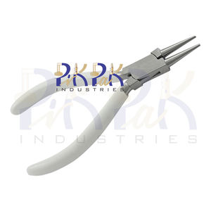 160mm Hochleistungs-PVC-Griff Nadel zange Glatte Backen Feder Crimpen zum Angeln OEM Schmuck herstellung Circlip Joint Box - Product Image 4