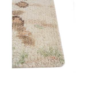 Alfombra de Lana Anudada a Mano Erbe AKWL-1643, Color Marfil, Diseño Geométrico, para Sala de Estar, Decoración del Hogar, Rectangular, Diseño de Rompecabezas para Pasillo - Product Image 4