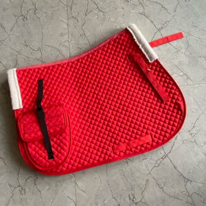 Tapis de selle de cheval western personnalisé avec poche et fourrure, fabricant en gros, tapis de selle d'équitation durables de haute qualité - Product Image 2