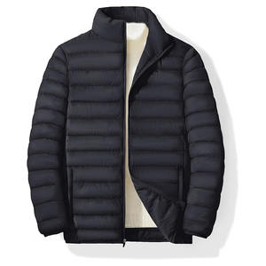 Veste d'hiver légère pour homme, manteau d'hiver chaud, doudoune, col montant, fermeture éclair - Product Image 5