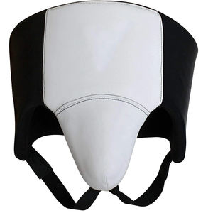 Reasonable Price PU Genuine Sheepskin Leather Material Made <b>Groin</b> <b>Guard</b> 2025 Top Selling Heavy Duty <b>Groin</b> <b>Guards</b> In Low MOQ - Product Image 1