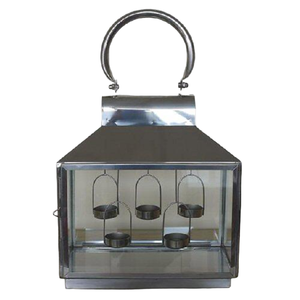 Lampe à thé lanterne suspendue vaisselle en métal et en verre vaisselle faite à la main pour restaurants et hôtels lanternes les plus vendues - Product Image 1