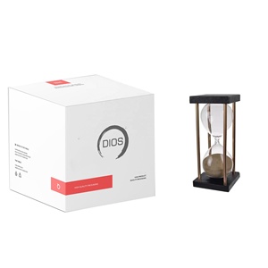 นาฬิกาทรายโลหะสีดำนาฬิกาทรายจับเวลา30/60นาทีนาฬิกาตั้งโต๊ะคุณภาพสูงสำหรับบ้านสำนักงานห้องนั่งเล่นในร่มที่หรูหรา - Product Image 6